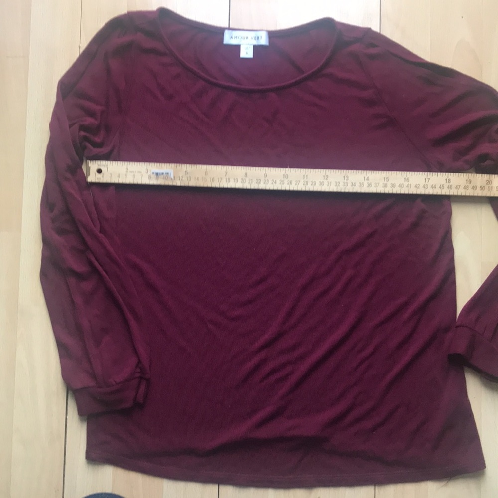 EUC Amour Vert Gmendolyn Long Sleeve Cold Shoulder - Picture 3 of 8